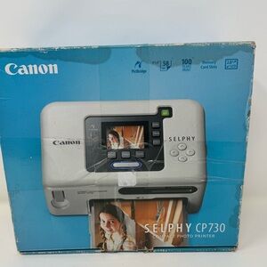Cannon selphy CP 730 digital photo printer New open box